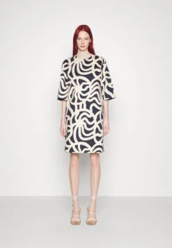 Marimekko Elen Joonas Dress - Jurk - Dark Navy, Sand -Marimekko Winkel fe0e8b6e191441789d53b54b6f7754c9
