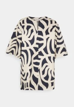 Marimekko Feles Joonas - Blouse - Dark Navy, Sand -Marimekko Winkel ff230b4a17e341d48fa15aa5c13687fd