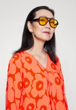 Marimekko Emmakaisa Dress - Maxi-Jurk - Red/Orange -Marimekko Winkel ffb8ec0b56414c8aa1d104086a64f2f9 scaled