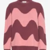 Marimekko ULFA LOKKI - PINK, DARK RED