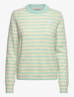 Marimekko SILFA TASARAITA - TURQUOISE, BEIGE